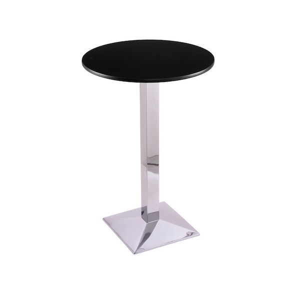 42" 217 Chrome Table, 24" dia. Top
